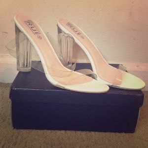 Fashion Nova Clear heels